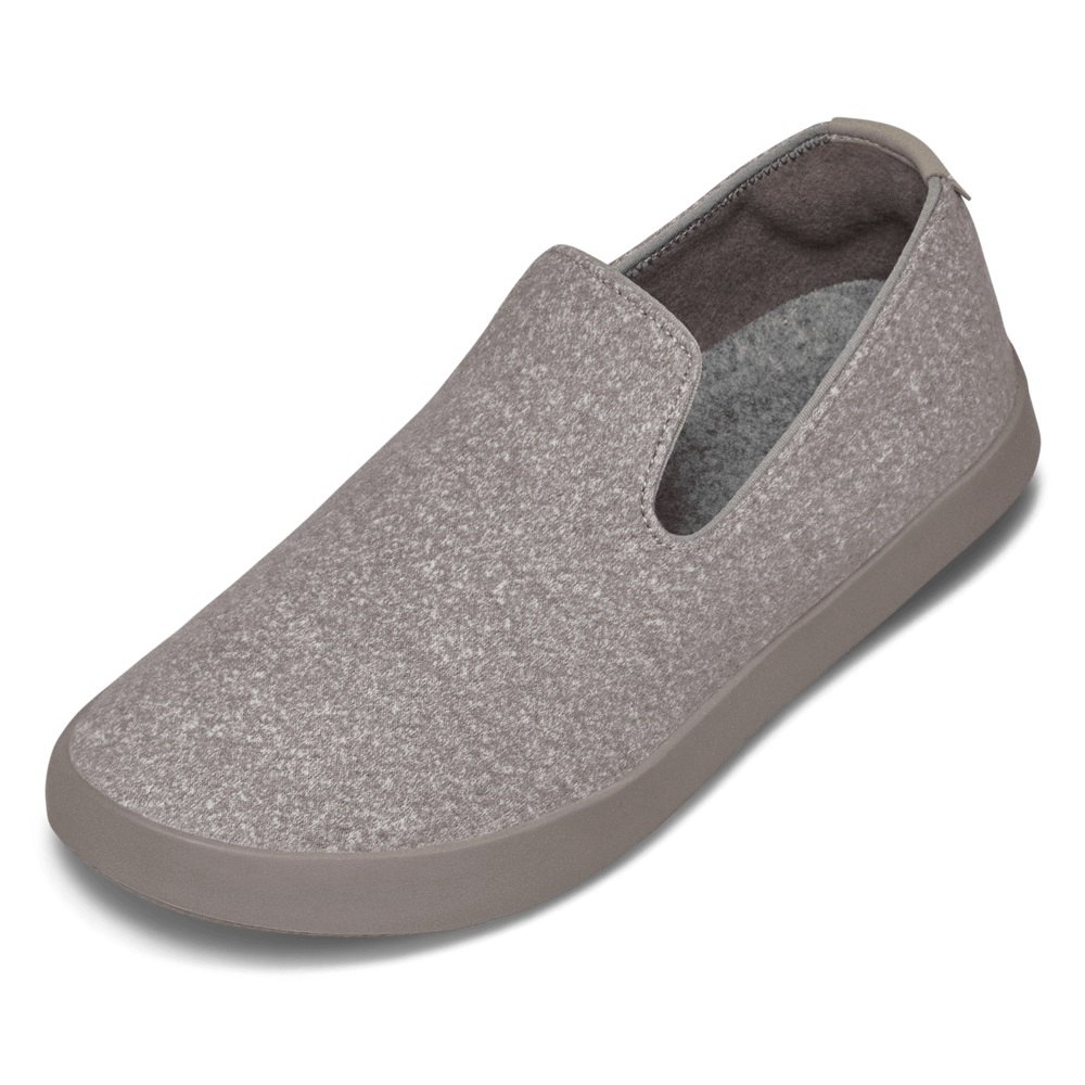 Allbirds Men's Slip-Ons Grey - Wool Loungers - 52168WNJX